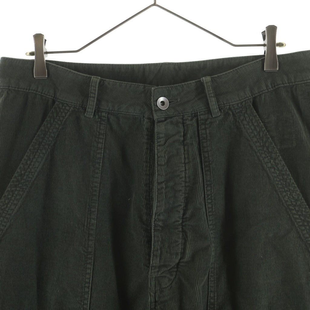 DRKSHDW(ダークシャドウ) 23AW CARGO TROUSERS DU02C5354-MC コーデュロイ カーゴ ロングパンツ カーキ