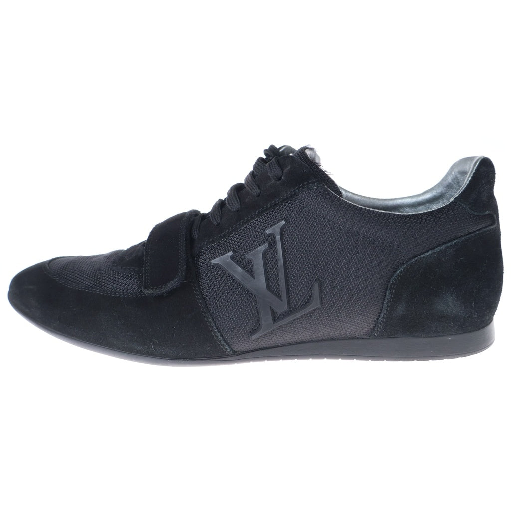 LOUIS VUITTON(ルイヴィトン) Big Logo Suede Mesh Sneaker GO-0131 ロゴデザイン スエード メッシュ スニーカー シューズ ブラック
