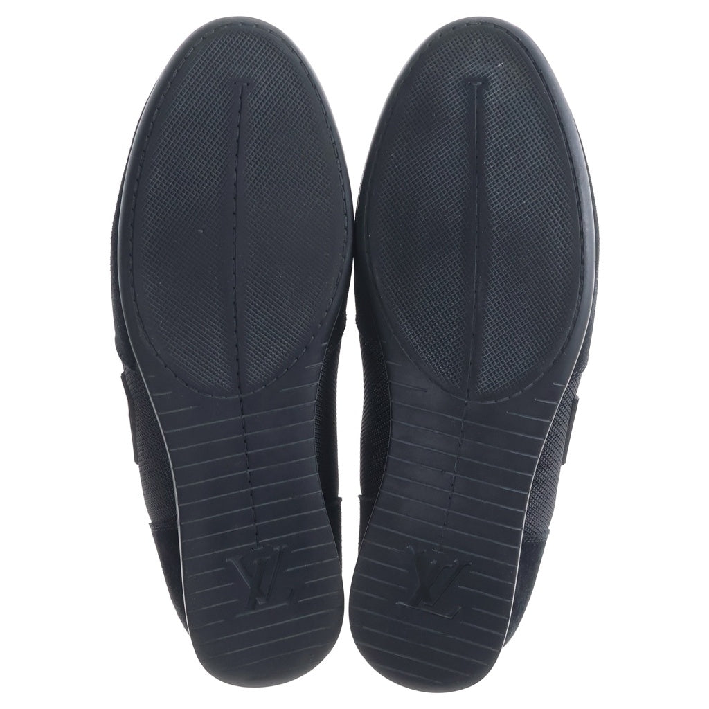 LOUIS VUITTON(ルイヴィトン) Big Logo Suede Mesh Sneaker GO-0131 ロゴデザイン スエード メッシュ スニーカー シューズ ブラック