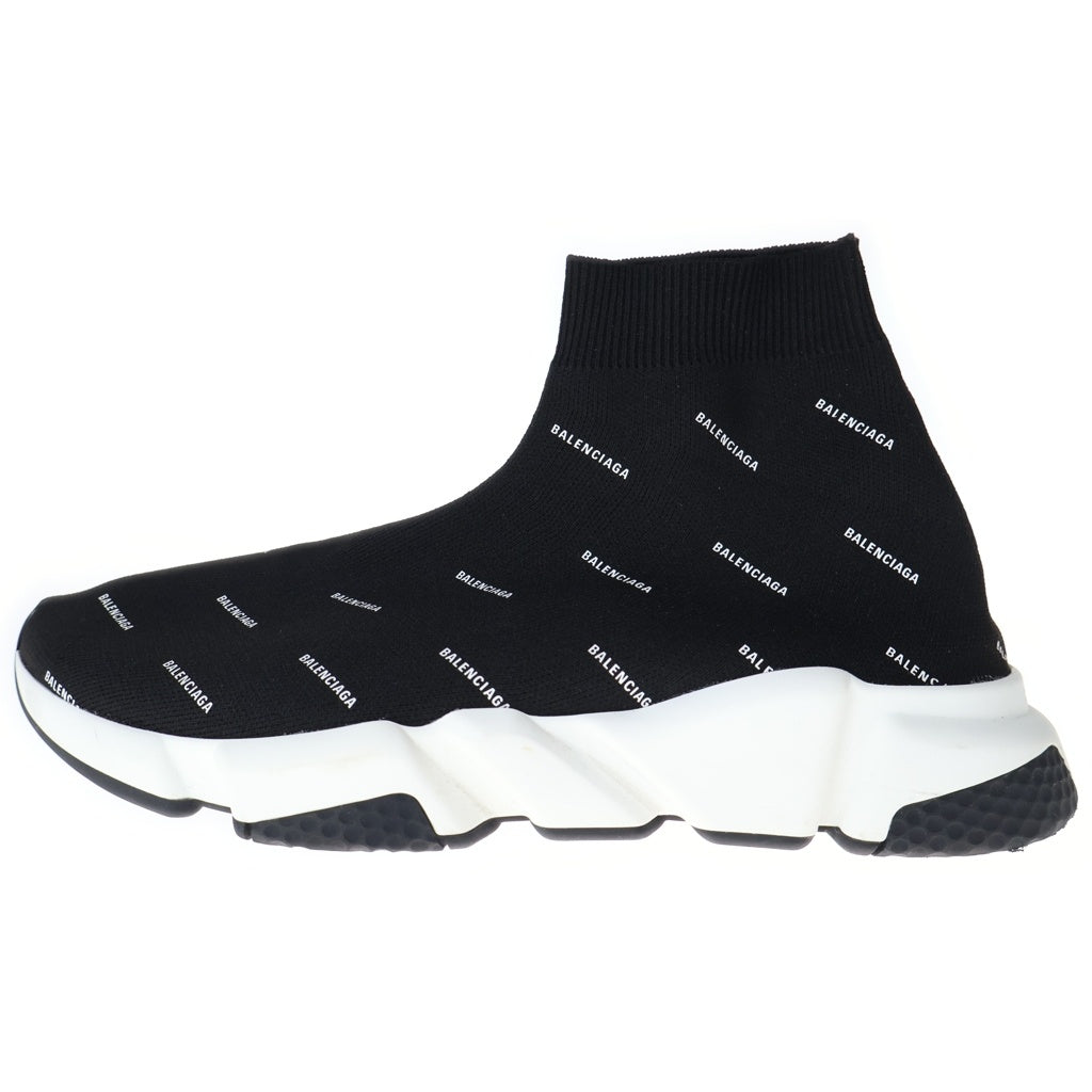 BALENCIAGA(バレンシアガ) Speed Trainer Logo Print スピードトレーナー ソックスミッドカットスニーカー ブラック 530360