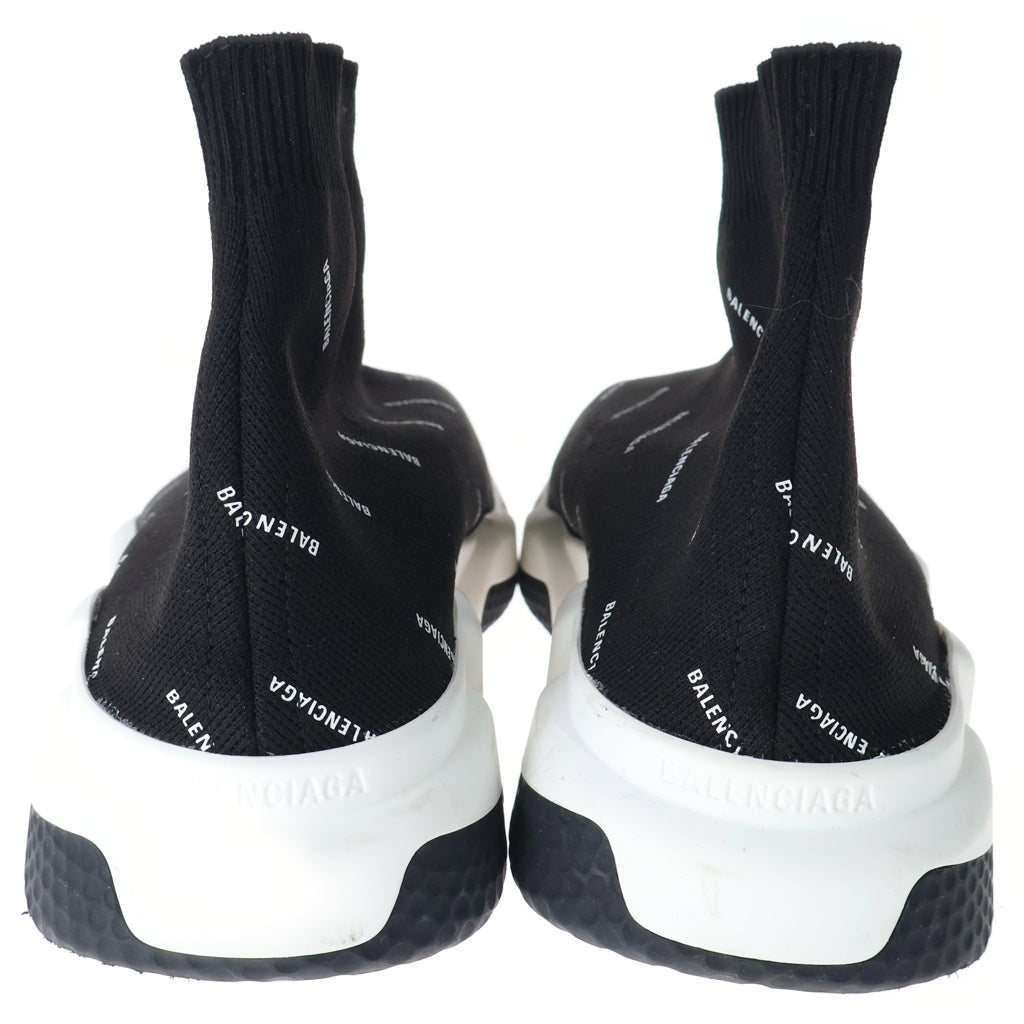 BALENCIAGA(バレンシアガ) Speed Trainer Logo Print スピードトレーナー ソックスミッドカットスニーカー ブラック 530360