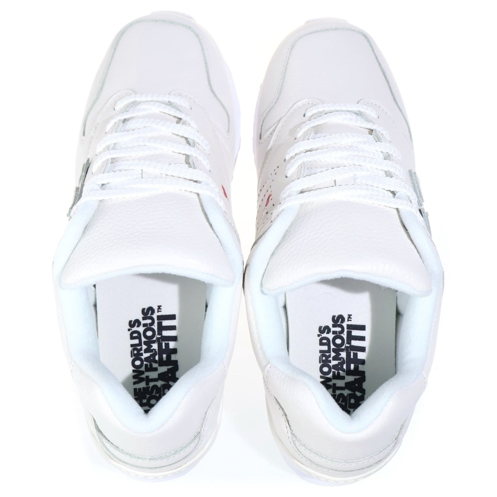 Sangacio(サンガッチョ) Nyus BRANDALISED Pure Whiteニューズ ブランドライズド ピュアホワイト ローカットスニーカー シューズ ホワイト US8/26.0cm