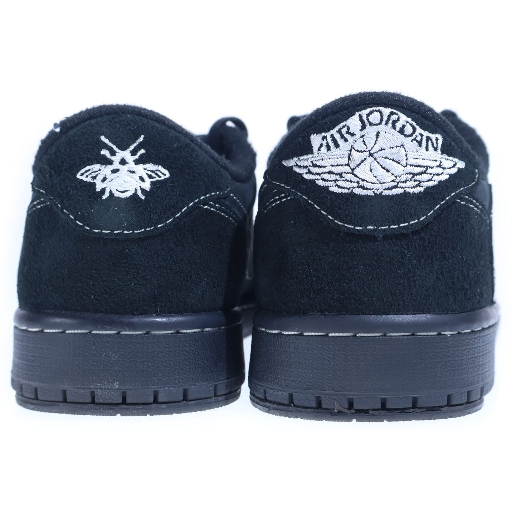 NIKE(ナイキ) ×トラヴィス スコット AIR JORDAN 1 LOW OG SP BLACK PHANTOM エアジョーダン1 ローカットスニーカーUS8.5/26.5cm