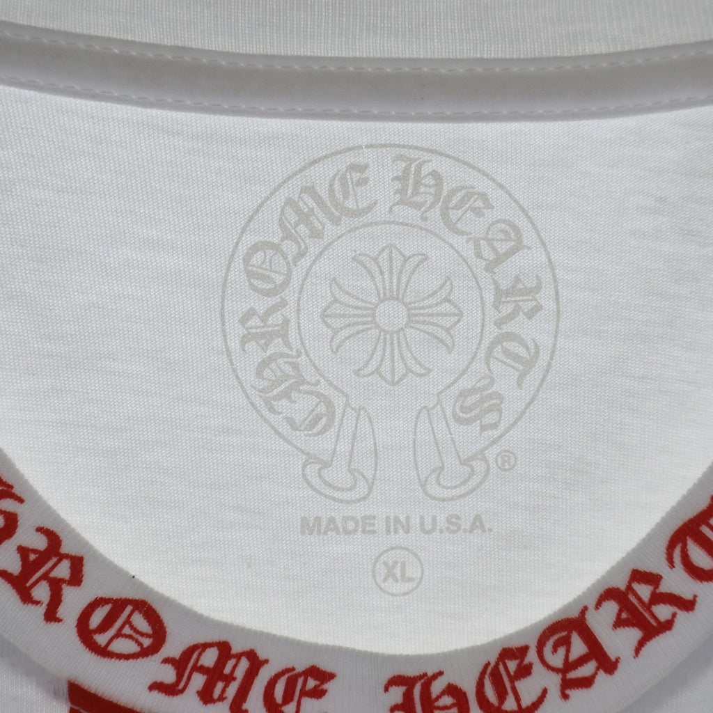 CHROME HEARTS(クロムハーツ) Union Jack Neck Logo Tee Size クロムハーツ ユニオンジャック ネックロゴ Tシャツ