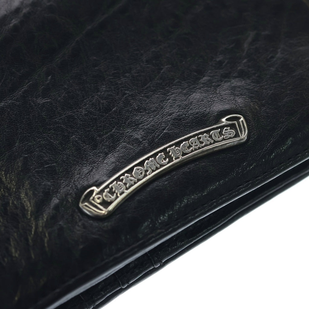 CHROME HEARTS(クロムハーツ) JOEY ジョーイ レザーウォレット 財布 ブラック BCA365