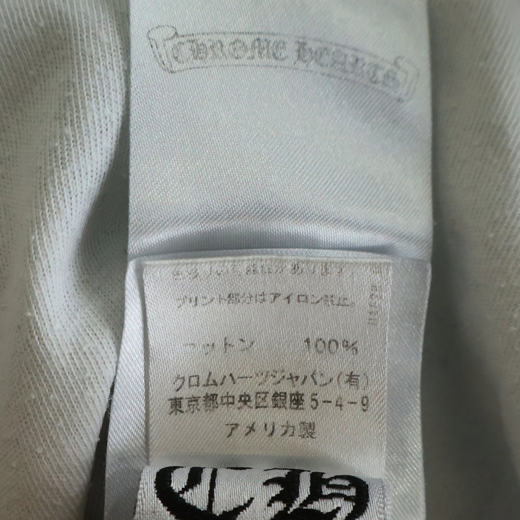 CHROME HEARTS(クロムハーツ) Cemetery Cross Tire Track Tee セメタリークロスタイヤトラックTシャツ 半袖Tシャツ ホワイト サイズL