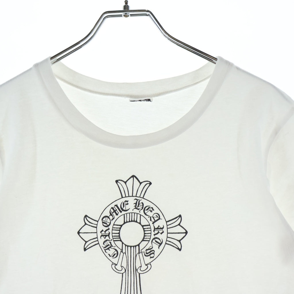CHROME HEARTS(クロムハーツ) OLD Horseshoe CROSS T-SHIRT ホースシュークロスプリント Tシャツ 半袖 レディース
