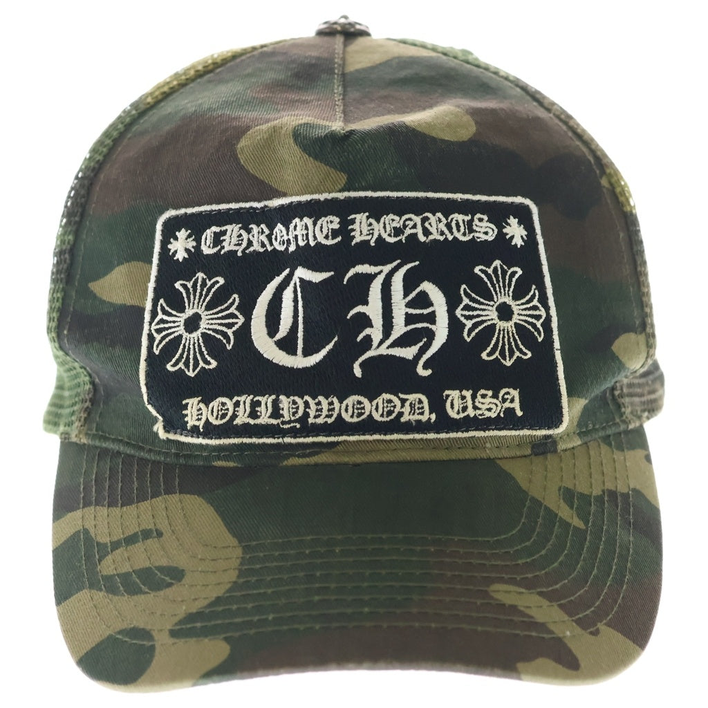 CHROME HEARTS(クロムハーツ) OLD TRUCKER CAP オールド クロスボール メッシュキャップ