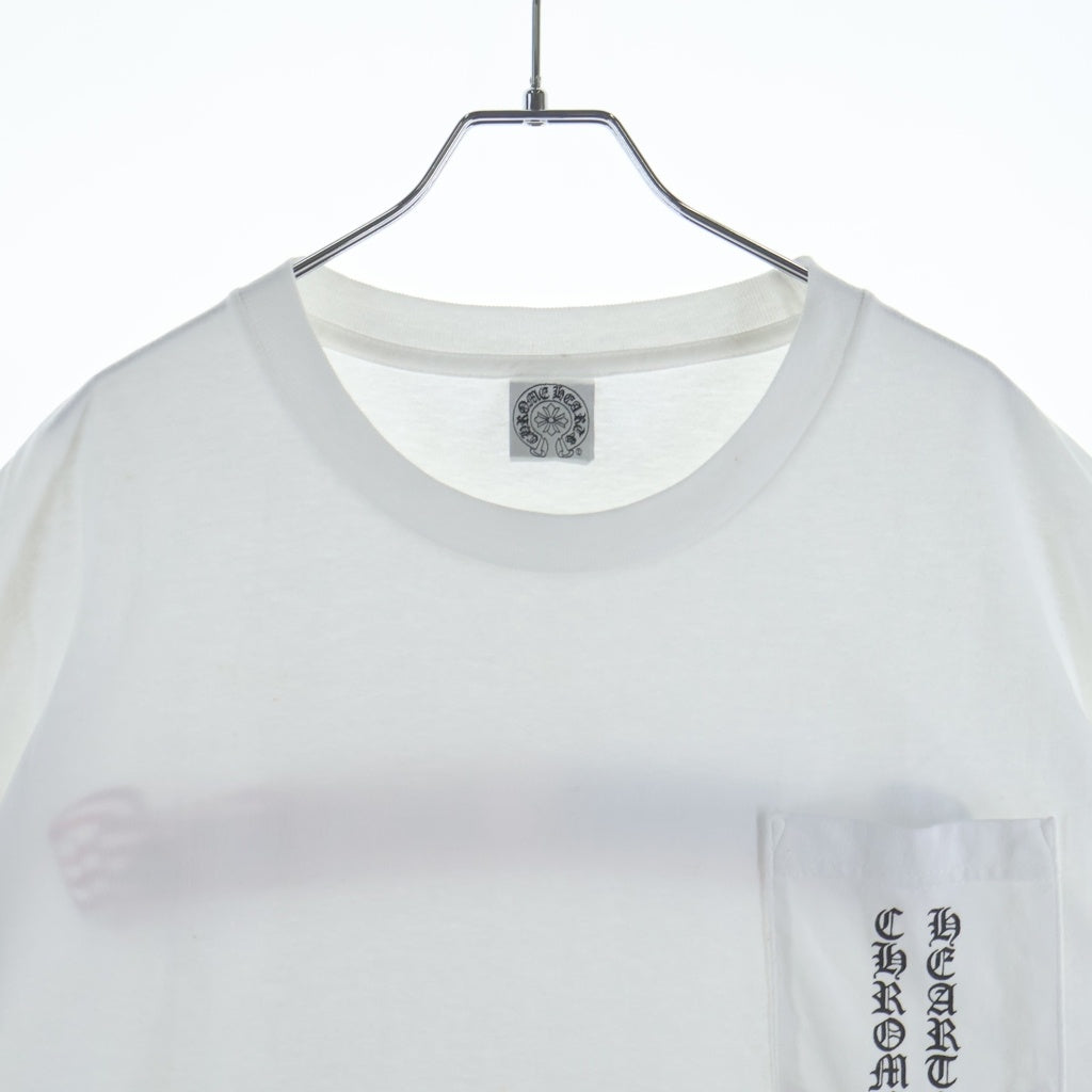 CHROME HEARTS(クロムハーツ) OLD US SCRL L/S TEE 星条旗 スクロールロゴ プリント 長袖Tシャツ カットソー