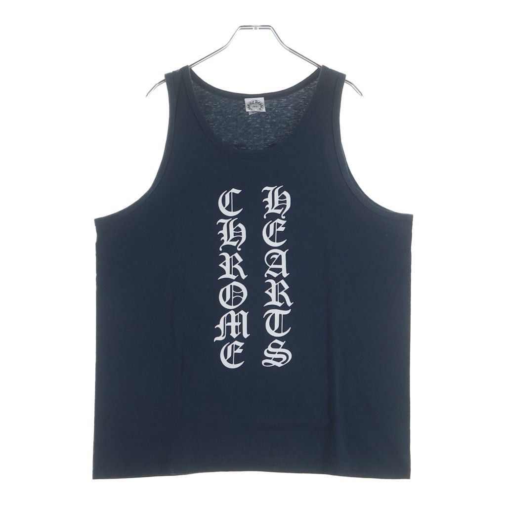 CHROME HEARTS(クロムハーツ) OLD LOGO TANK TOP オールド ロゴプリント タンクトップ ノースリーブ