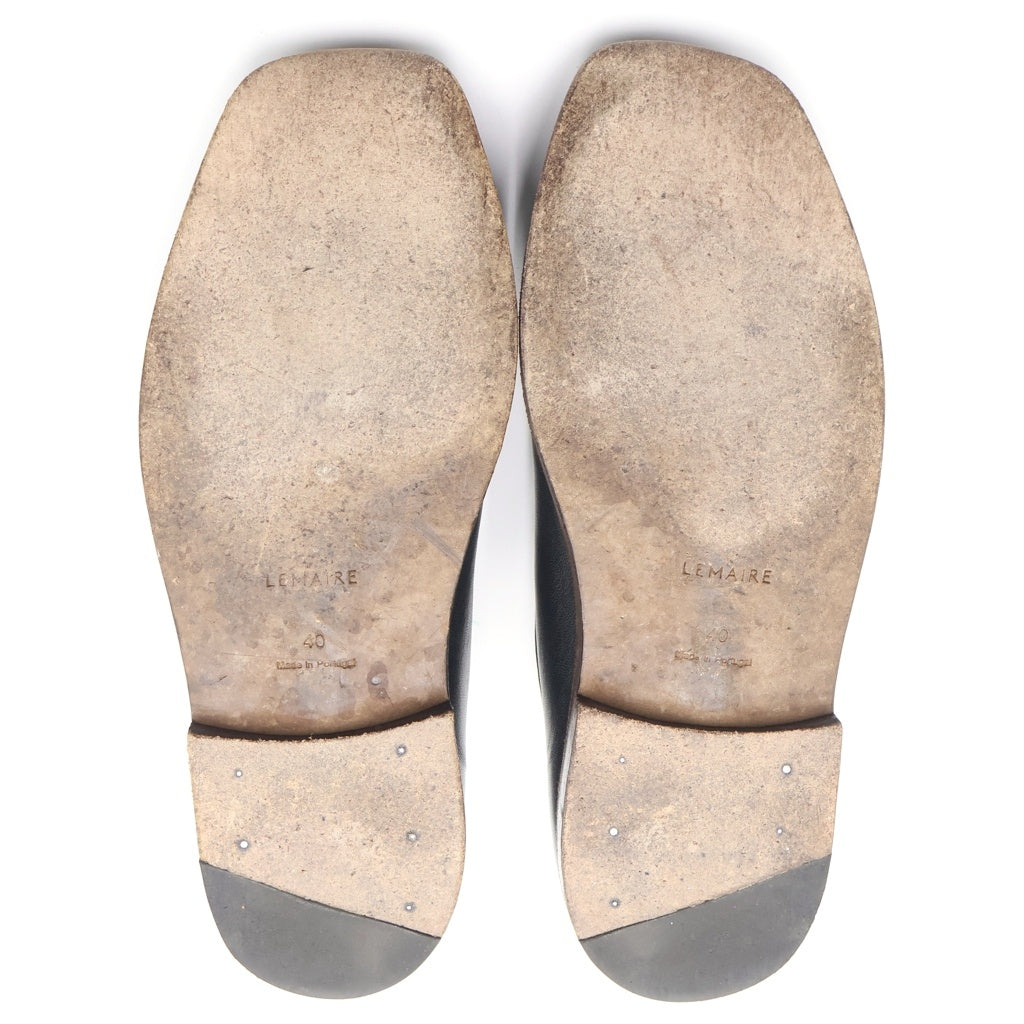 LEMAIRE(ルメール) Flat Piped Slippers フラットパイピングスリッパ ローファー スリッポン