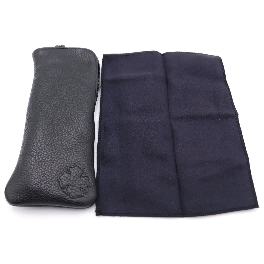 CHROME HEARTS(クロムハーツ) GISS CHクロスモチーフ ウェリントン メガネ アイウェア ブラウン/ゴールド BK-GP 54□20-149