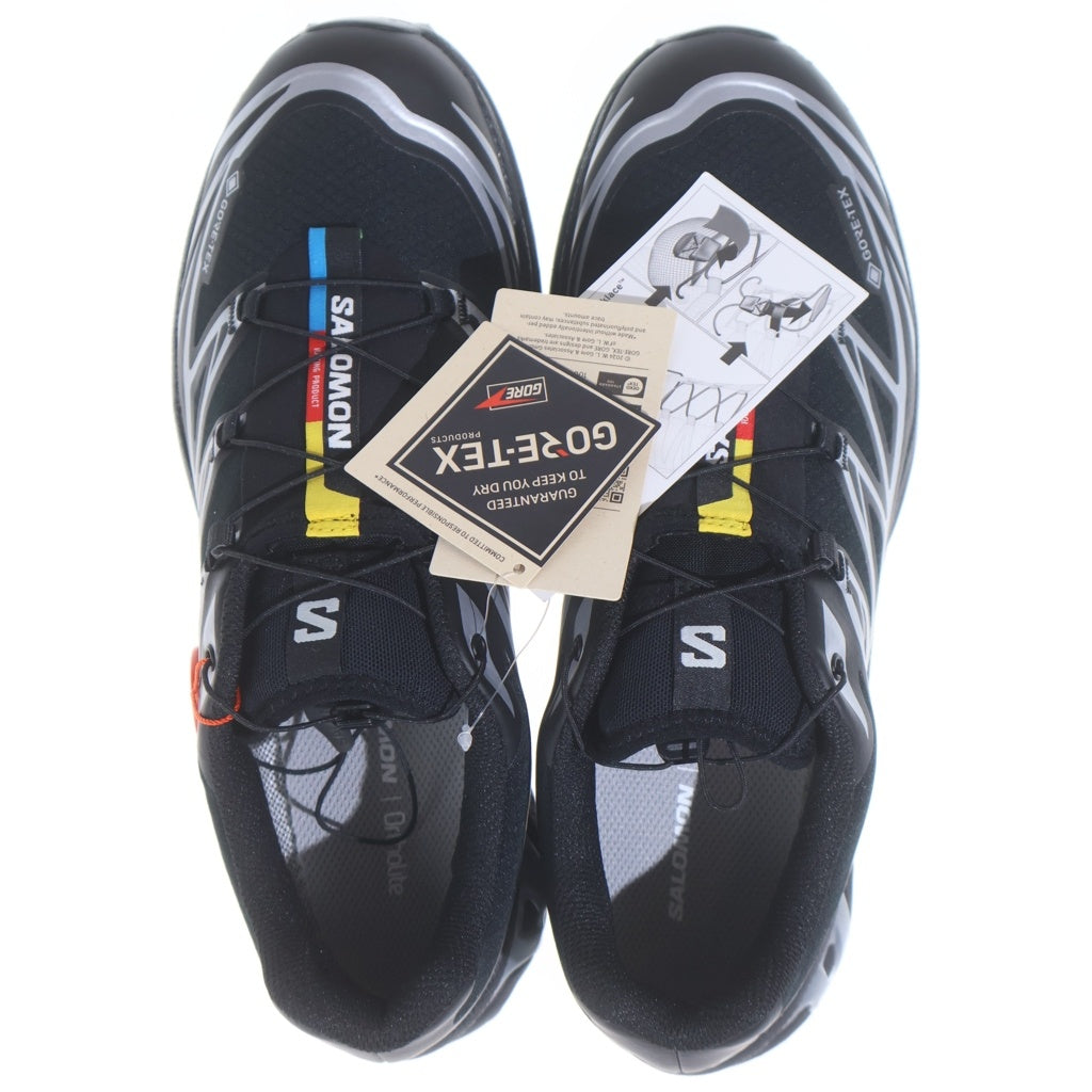 SALOMON(サロモン) XT-6 GORE-TEX Black/Footwear Silver 474506 XT-6 ゴアテックス ローカットスニーカー シューズ US9.5/27.5cm ブラック/シルバー