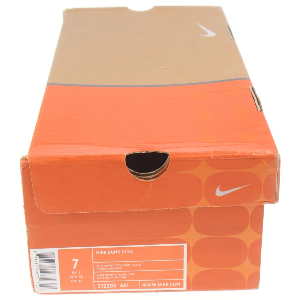NIKE(ナイキ) 【観賞用 2005年製】 ×UNDEFEATED Dunk High NL アンディフィーテッド ダンク NL ハイカットスニーカー マルチカラー US7/25.0cm 312205-461
