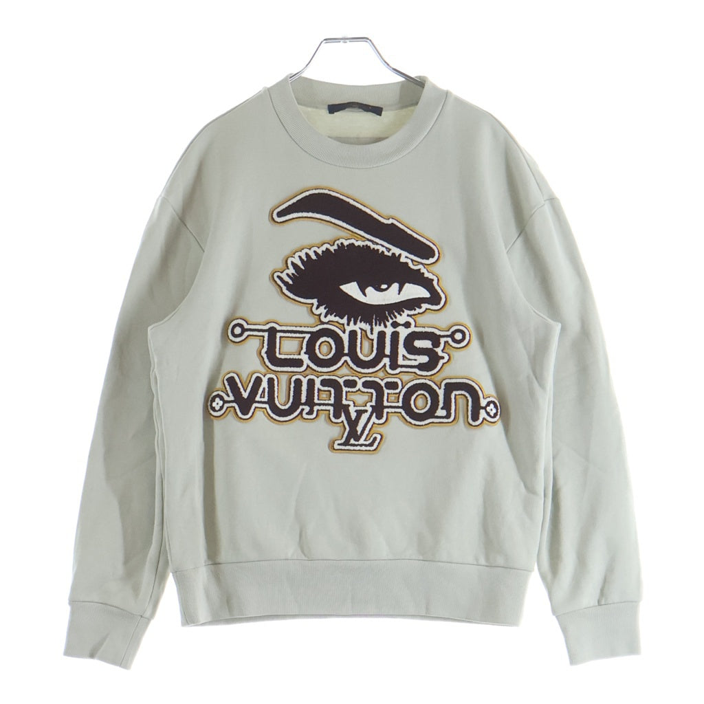 LOUIS VUITTON(ルイヴィトン) エンブロイダード スウェット ロゴワッペン グレーメンズ S RM232 IHN HPY85W