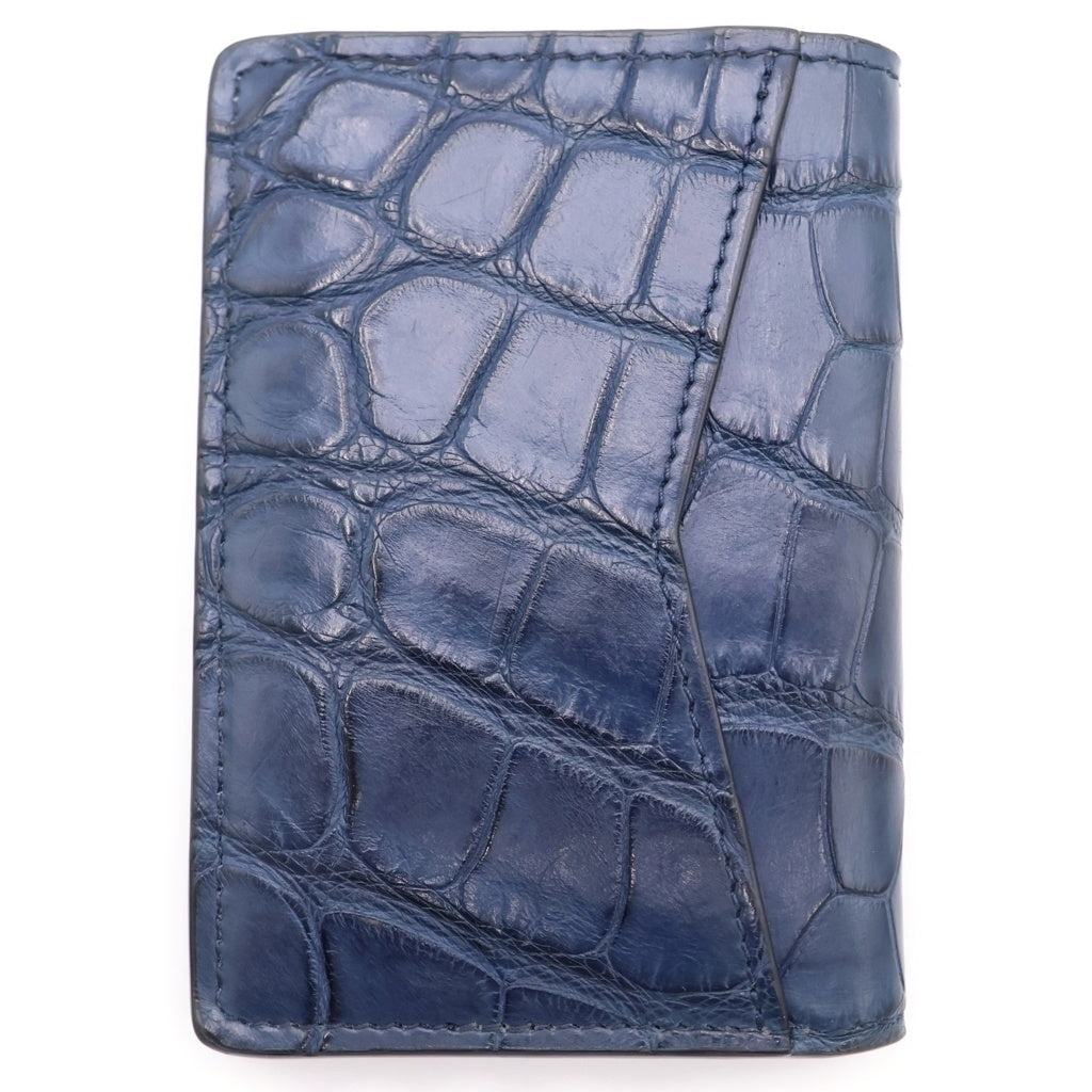 LOUIS VUITTON(ルイヴィトン) ドゥ ポッシュ カードケース パスケース ネイビー クロコダイル エキゾチック オーガナイザー マットクロコダイルレザー N91553 ICタイプ レディース