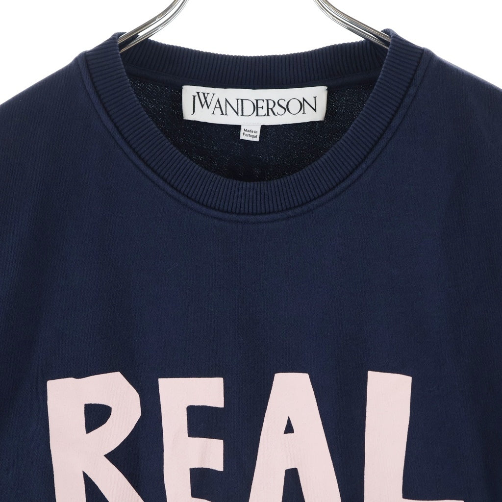 J.W.ANDERSON(ジェー ダブリュー アンダーソン) Real sleep Sweatshirt Navy スウェットシャツ 長袖 ネイビー
