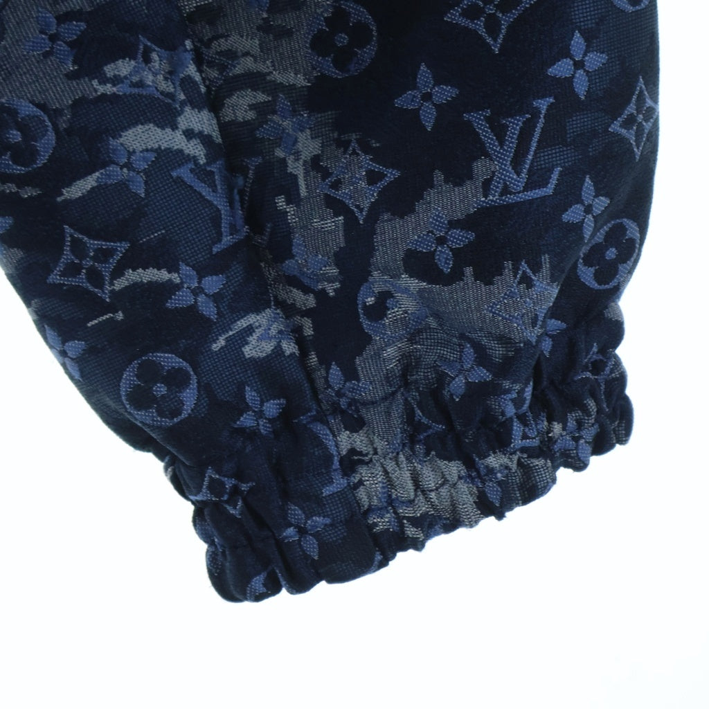 LOUIS VUITTON(ルイヴィトン) モノグラムタペストリー フーディーブルゾン ジャケット ブルー サイズ48 RM211M ZQA HKB04W