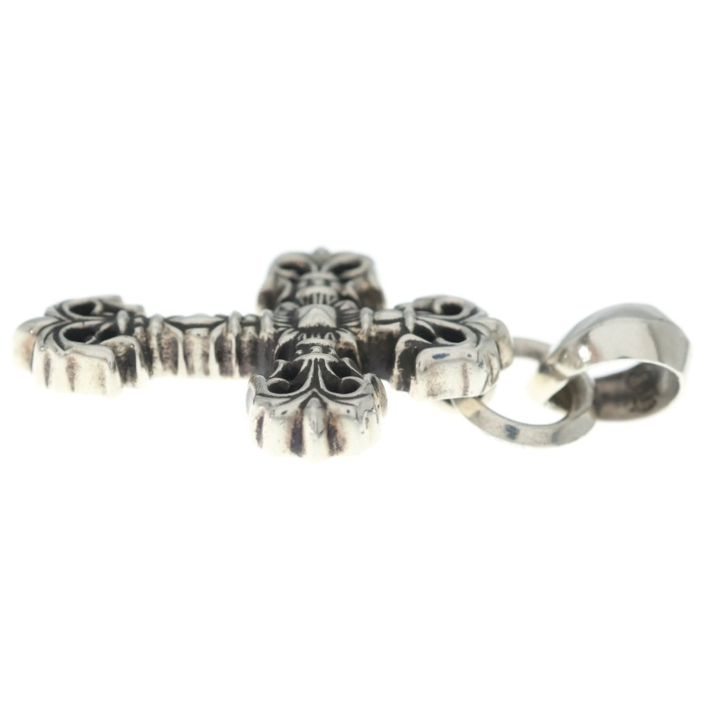CHROME HEARTS(クロムハーツ) FILIG CROSS-XSM W BALE フィリグリークロスXSベイル wベイル ネックレストップ シルバー BCA262