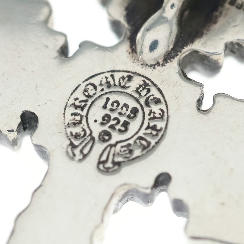 CHROME HEARTS(クロムハーツ) FILIG CROSS-XSM W BALE フィリグリークロスXSベイル wベイル ネックレストップ シルバー BCA262