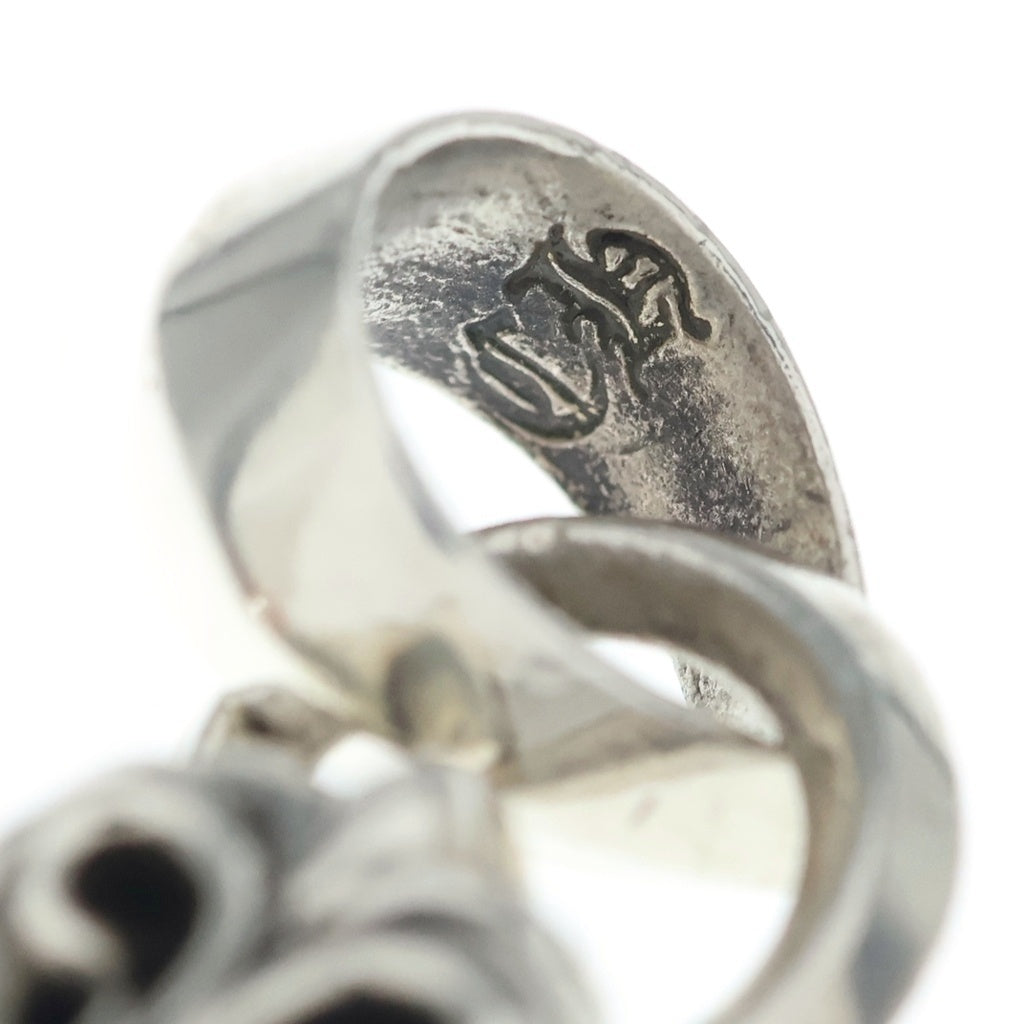 CHROME HEARTS(クロムハーツ) FILIG CROSS-XSM W BALE フィリグリークロスXSベイル wベイル ネックレストップ シルバー BCA262