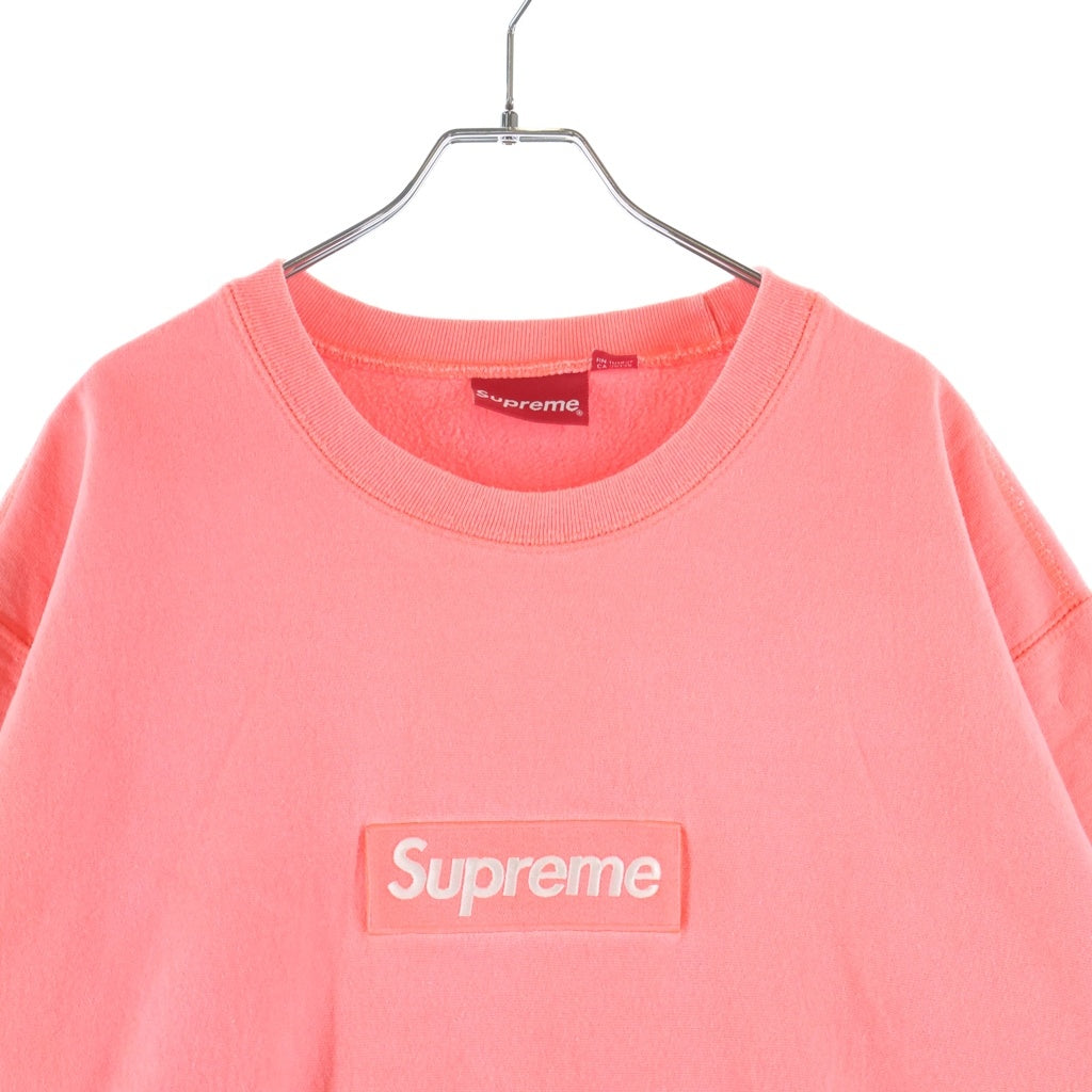SUPREME(シュプリーム) 18AW Box Logo Crewneck ボックスロゴ クルーネック スウェットトレーナー ピンク