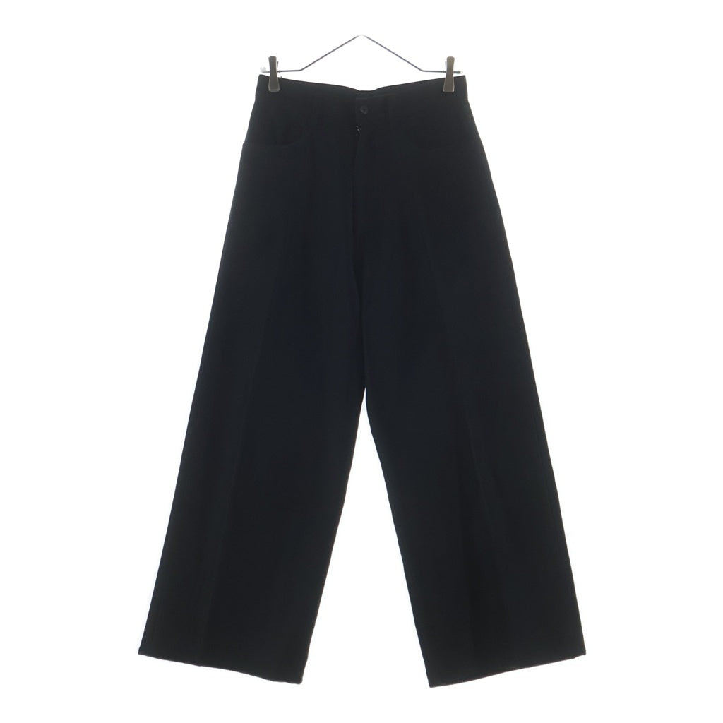 NO BRAND(ノーブランド) nonnotte ノノット スラックス パンツ レーヨン N-23A-008 ブラック