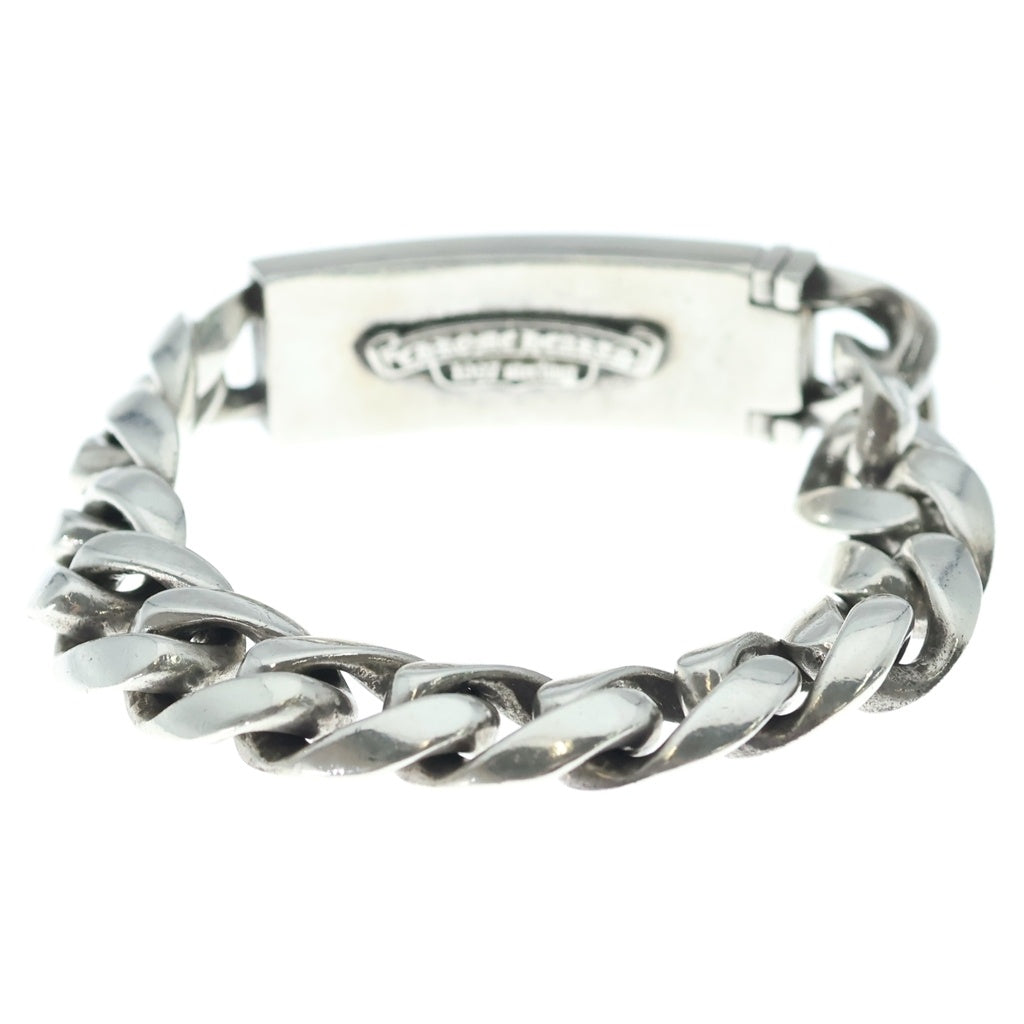 CHROME HEARTS(クロムハーツ) ID FLRL CRS P DIA フローラルIDクラシックリンク PAVEダイヤ シルバーブレスレット 13LINK