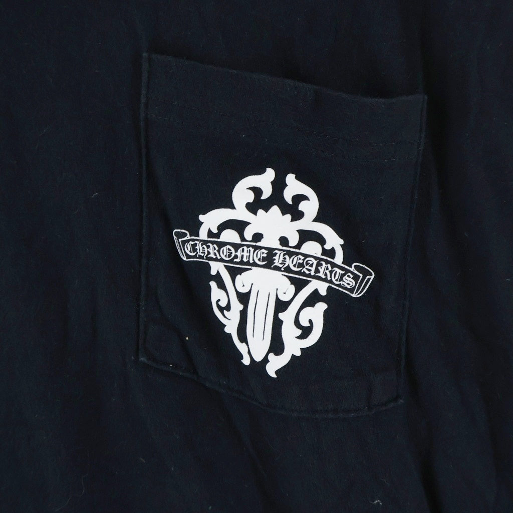 CHROME HEARTS(クロムハーツ) STAFF Horse Shoe Logo L/S T-SHIRT スタッフ ホースシュー 長袖Tシャツ ロングスリーブ ブラック