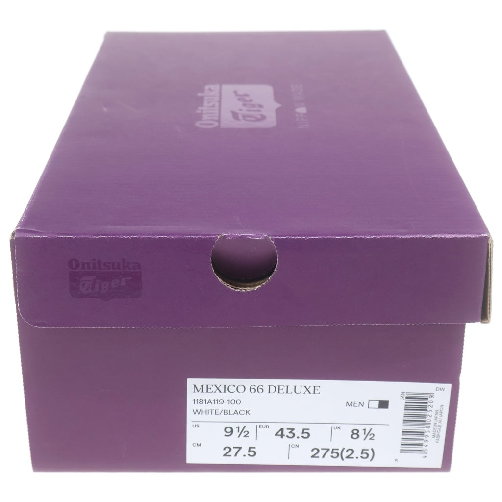 Onitsuka Tiger(オニツカタイガー) Mexico 66 Deluxe メキシコ 66 デラックス ローカットスニーカー 1181A119-100 US9 1/2 /27.5cm