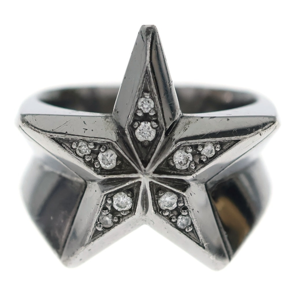 SJX(エスジェイエックス) スターリング シルバー925 ダイヤ0.08ct 指輪 レディース