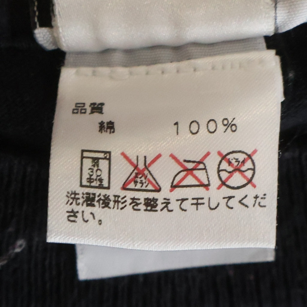 CHROME HEARTS(クロムハーツ) バックスクロールラベルプリント ホースシュー 胸ポケット 半袖Tシャツ カットソー ブラック