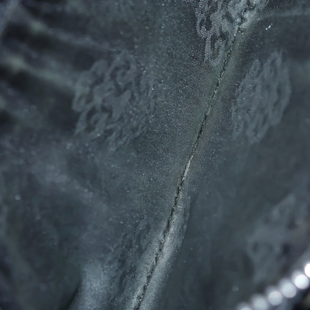CHROME HEARTS(クロムハーツ) REC F ZIP QUILTED セメタリークロスキルティング デストロイレザー 財布