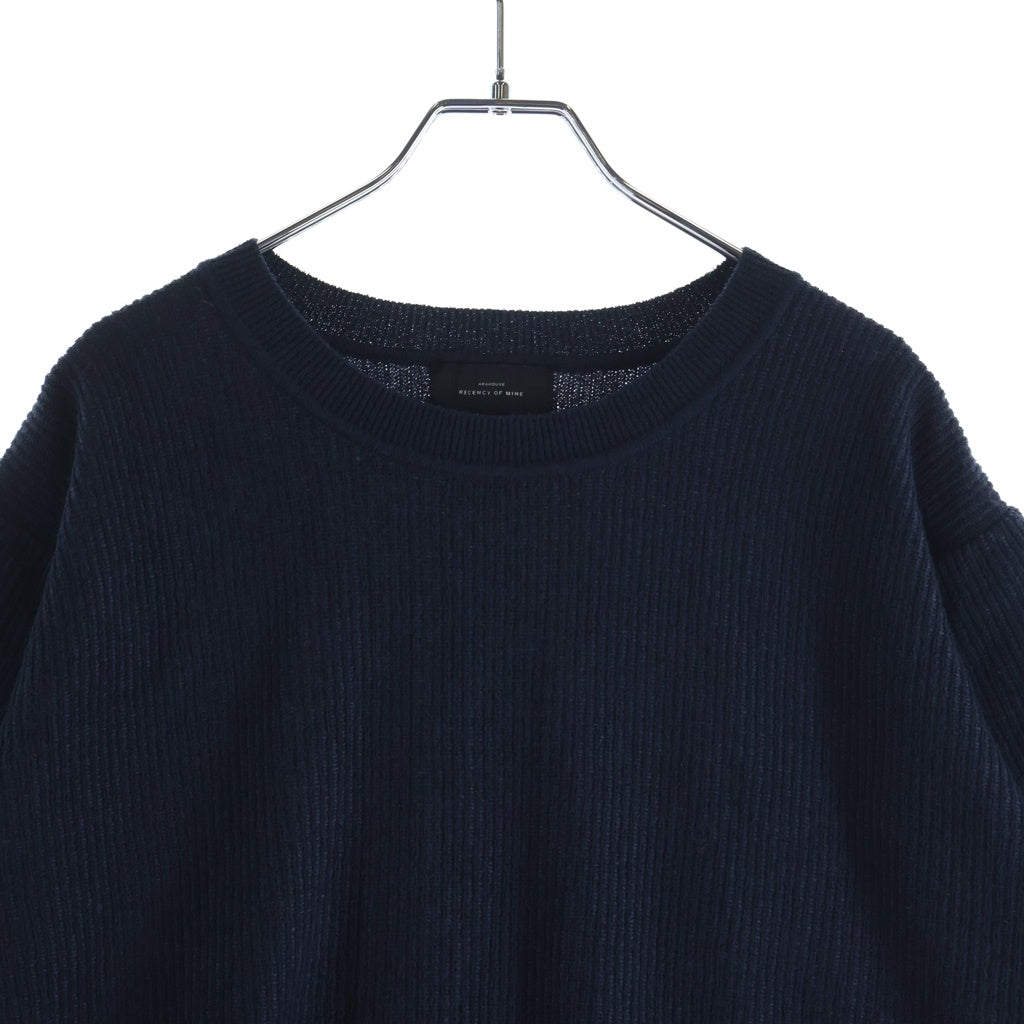 RECENCY OF MINE(リーセンシーオブマイン) ニット セーター 半袖Tシャツ 0048-80-41001 ネイビー