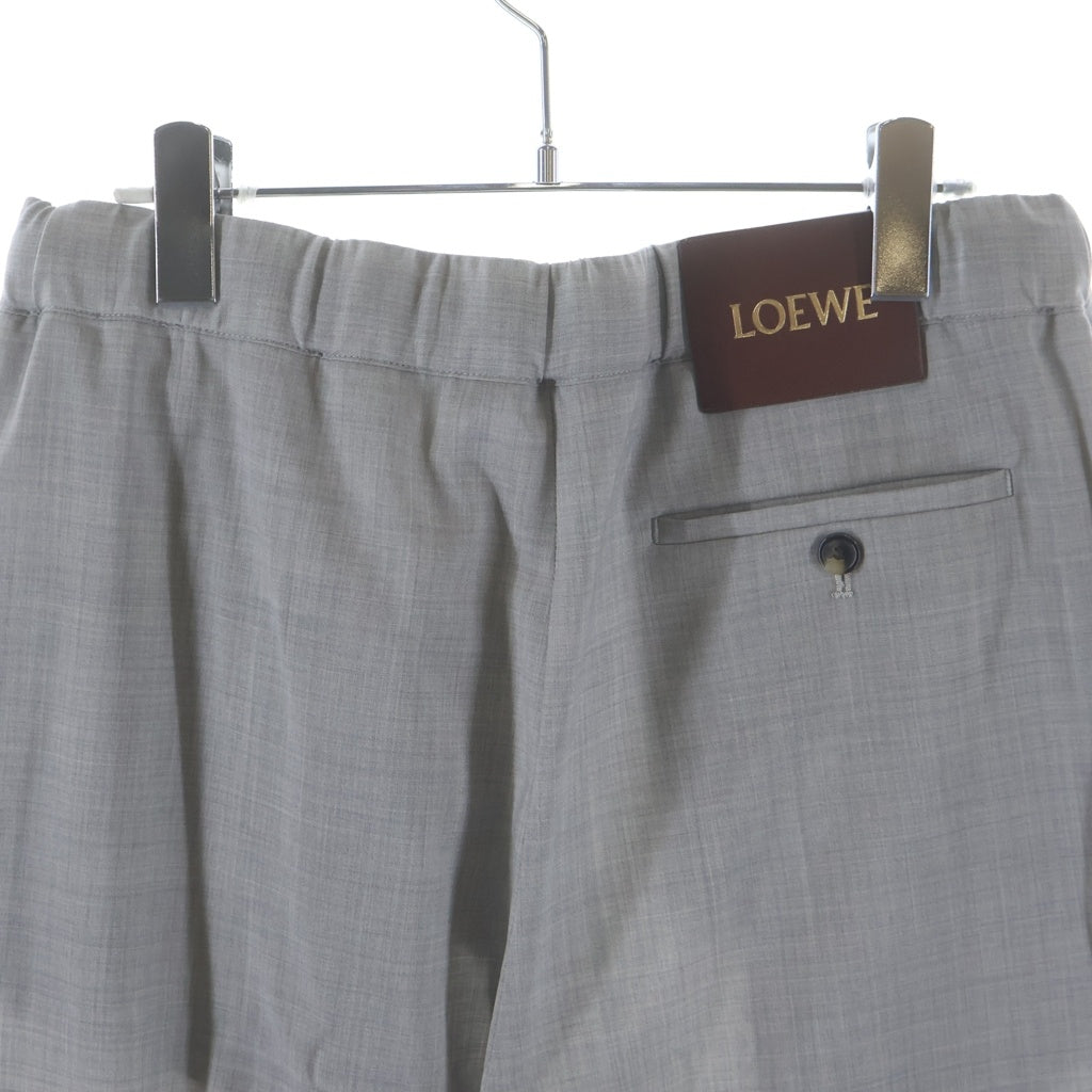 LOEWE(ロエベ) ドローストリング トラウザーズ ウール H526Y04WI2 グレー