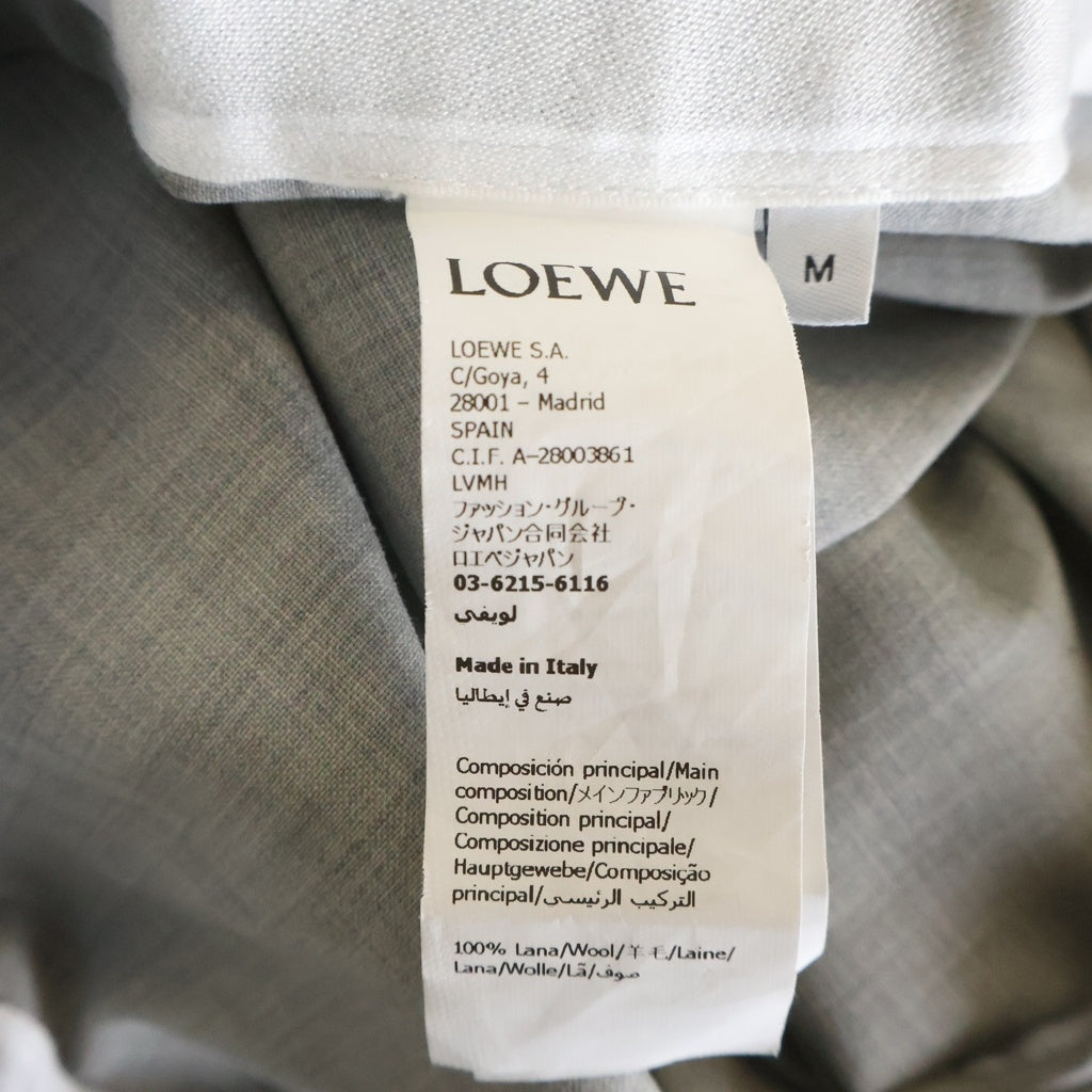 LOEWE(ロエベ) ドローストリング トラウザーズ ウール H526Y04WI2 グレー
