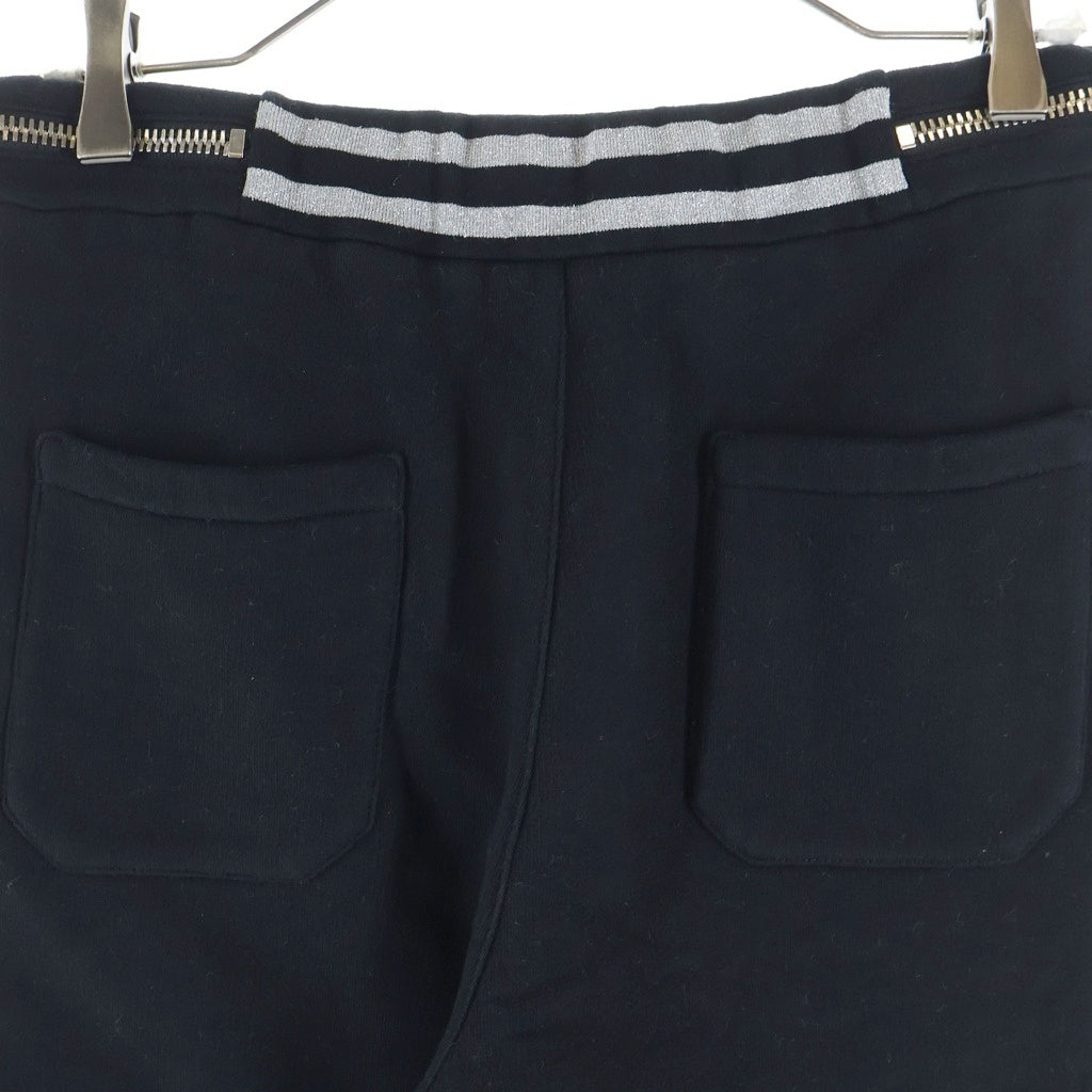 BALMAIN(バルマン) 18AW バイカー ジップ トラックパンツ W8H5584J093 ブラック