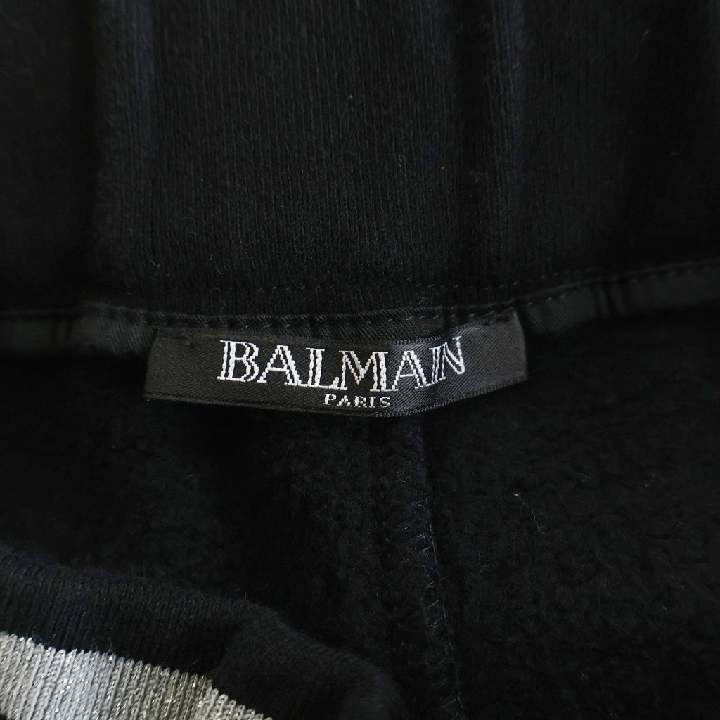 BALMAIN(バルマン) 18AW バイカー ジップ トラックパンツ W8H5584J093 ブラック