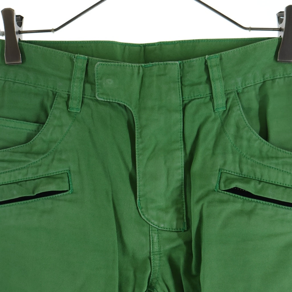 BALMAIN(バルマン) バイカーデニム 蛇腹 ジップポケット T500 C161 グリーン
