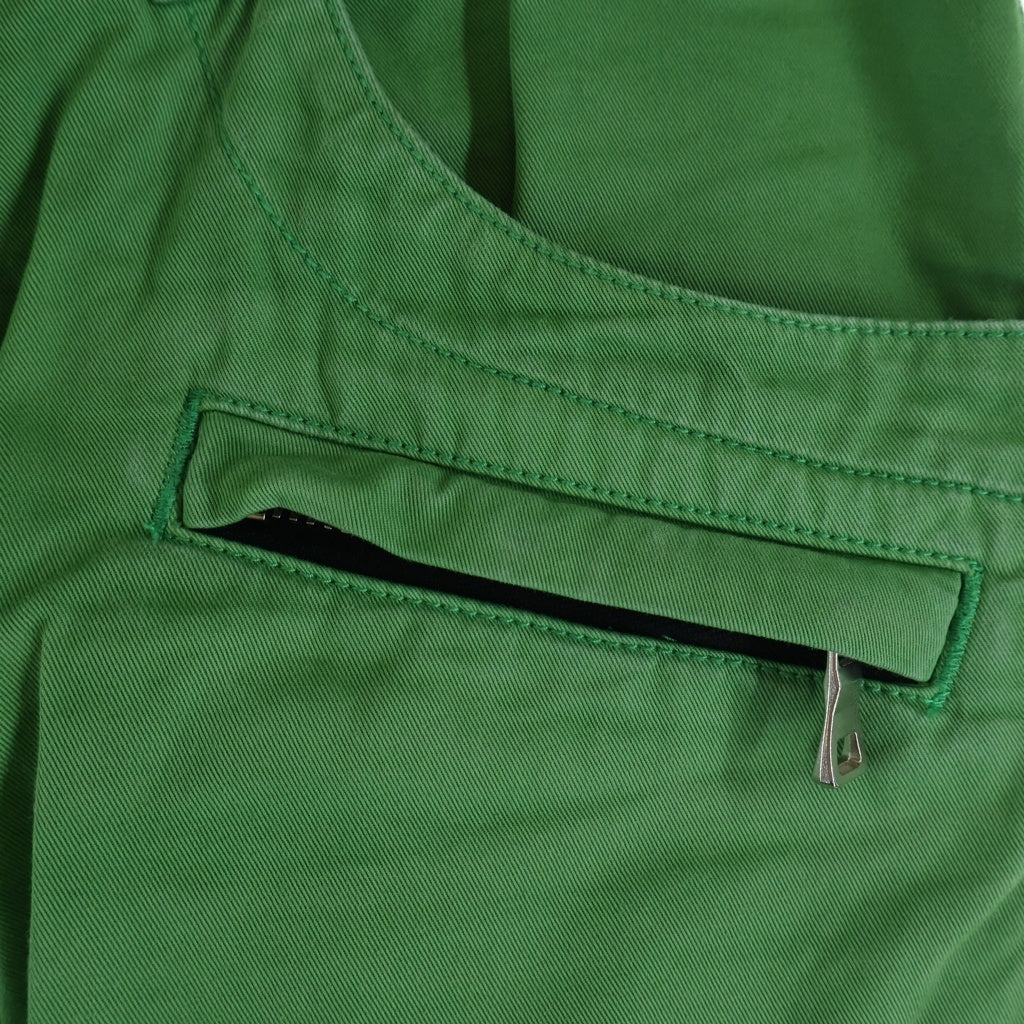 BALMAIN(バルマン) バイカーデニム 蛇腹 ジップポケット T500 C161 グリーン