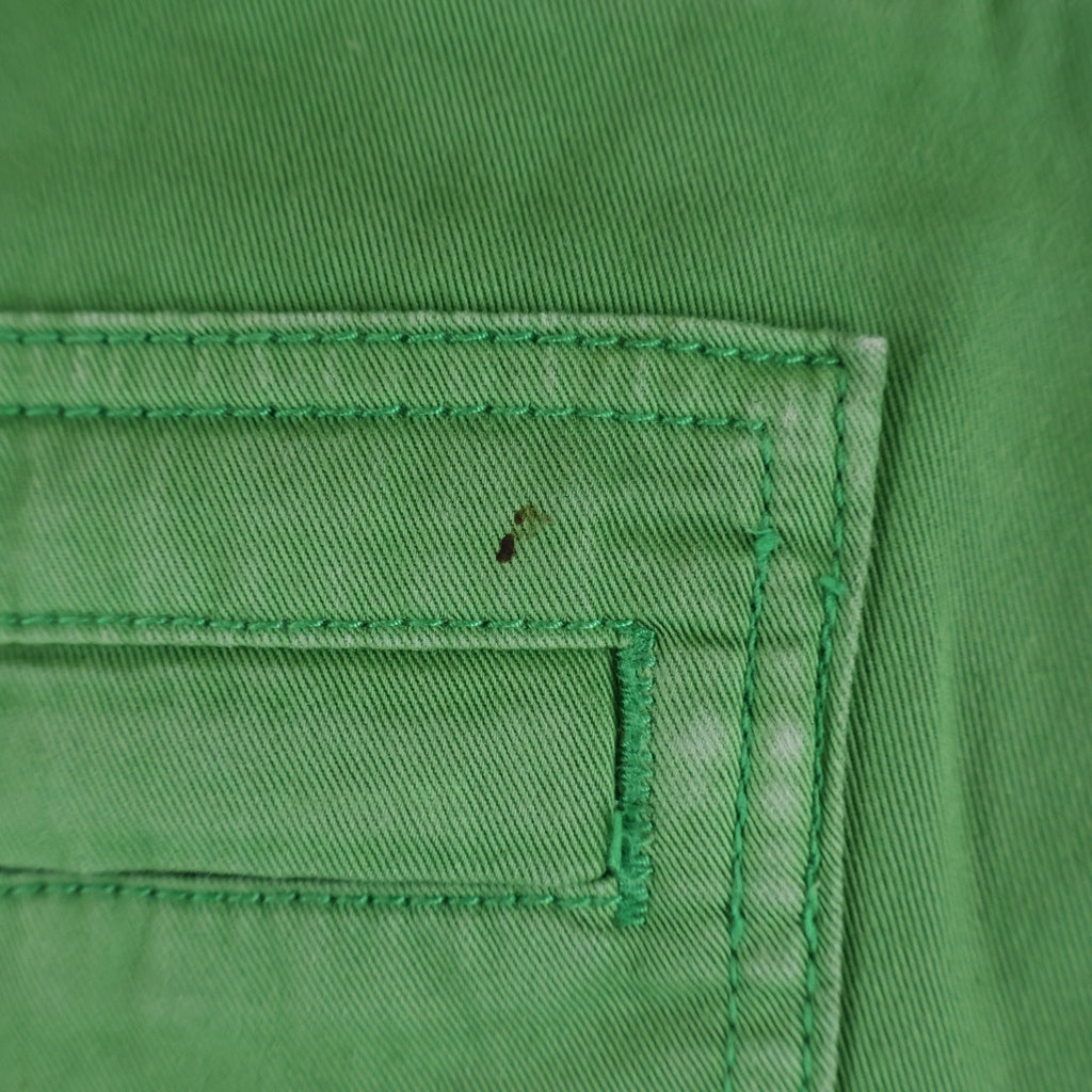 BALMAIN(バルマン) バイカーデニム 蛇腹 ジップポケット T500 C161 グリーン