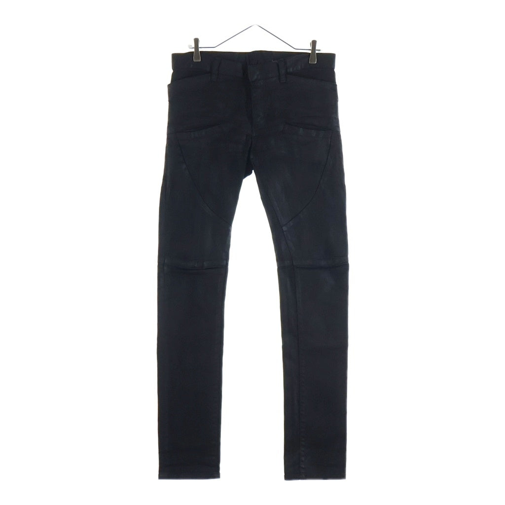BALMAIN(バルマン) コーティング スキニーパンツ デニム T548 B363 ブラック