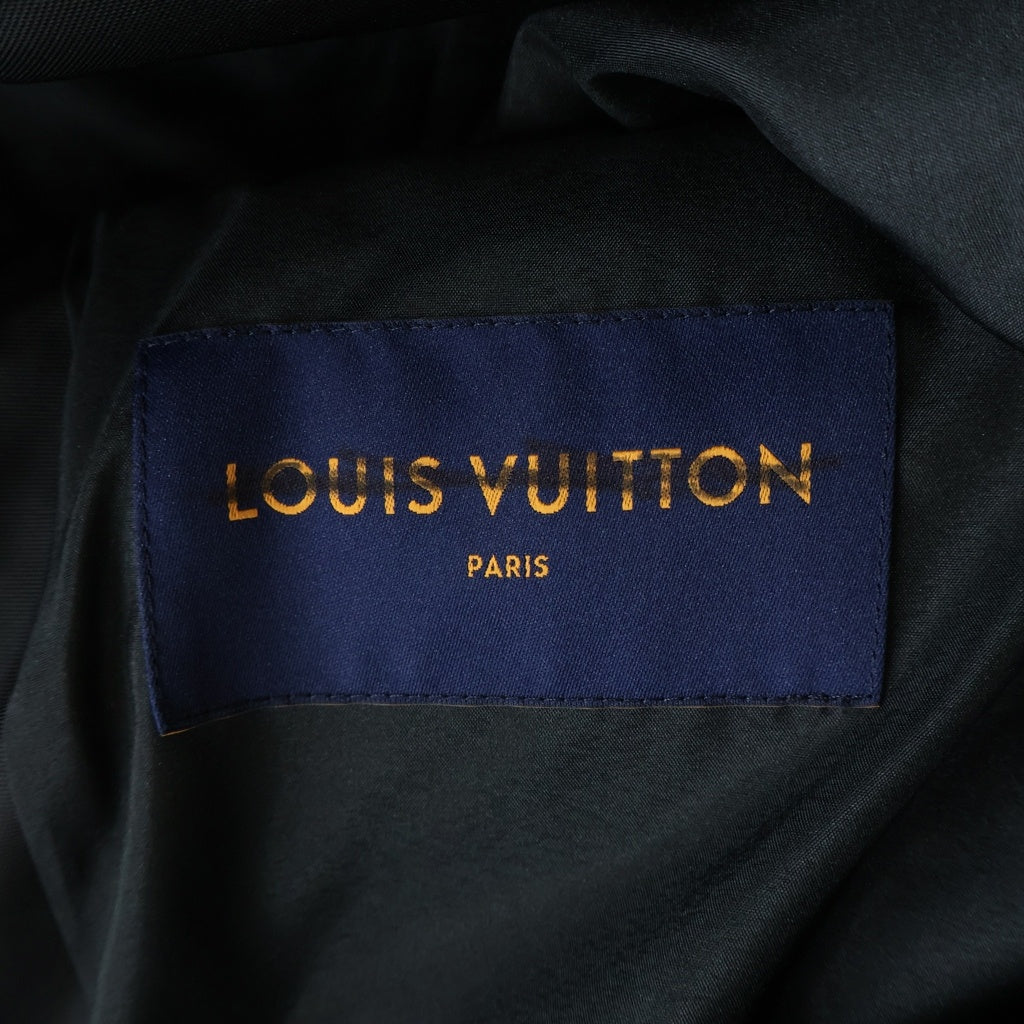 LOUIS VUITTON(ルイヴィトン) 24AW ターコイズボタン キルテッド オーバーシャツ ジャケット ブラック RM242M LKK HRB63E