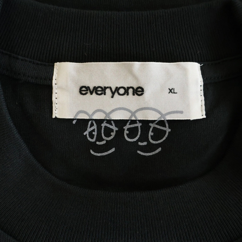 everyone(エブリワン) everyone loves MARENCO Stamp Short Sleeve Tee Shirt by j.30000 Black 半袖Tシャツ カットソー ブラック