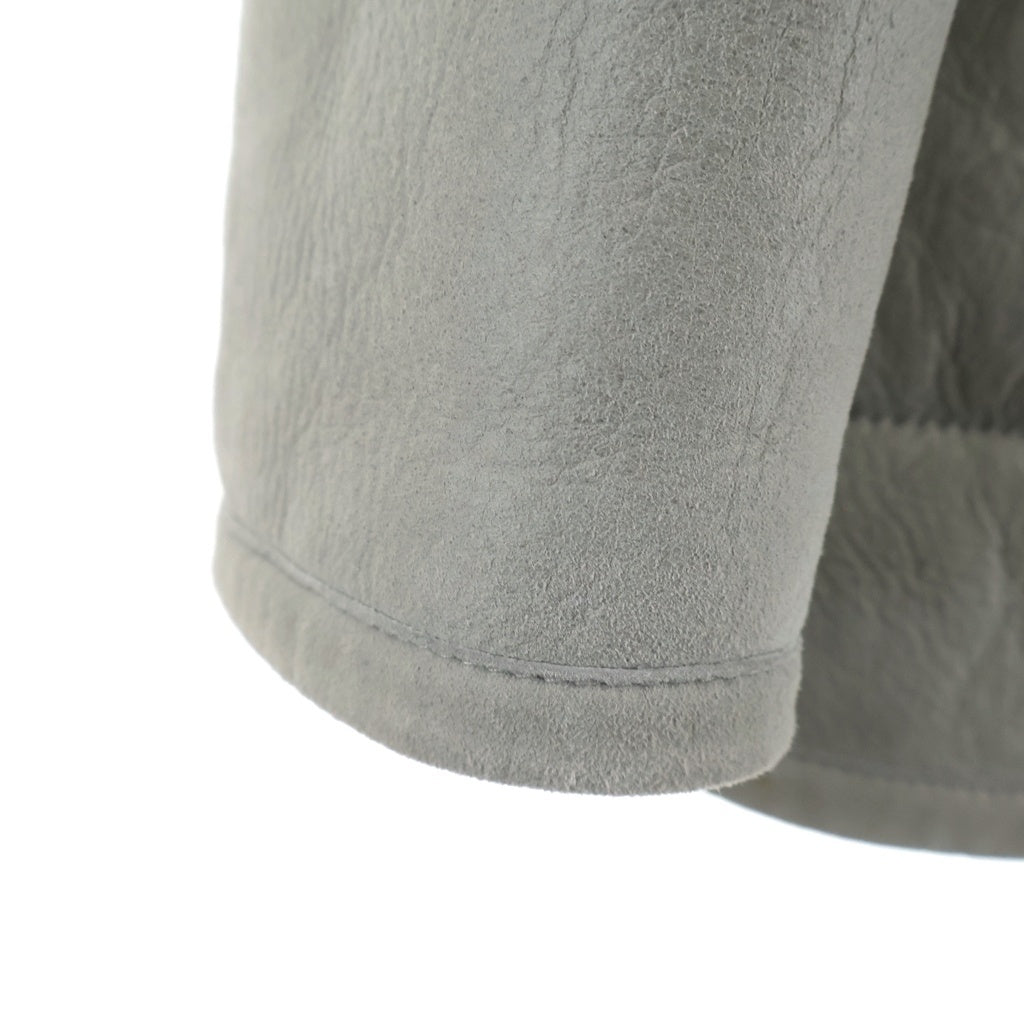Maison Martin Margiela(メゾンマルタンマルジェラ) SHEARLING JACKET LONG レザームートン シアリングジャケット グレー