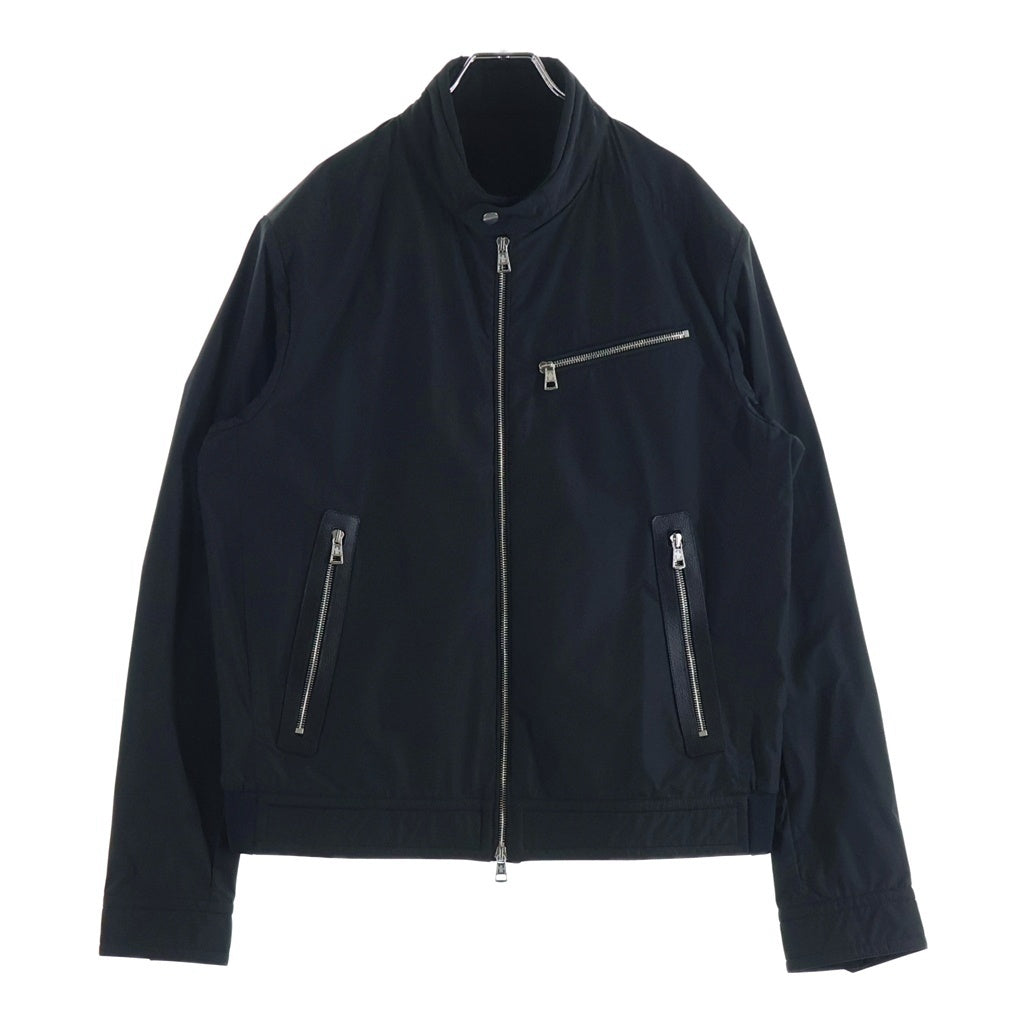 MONCLER(モンクレール) Drome Biker Long Sleeve Jacket I10911A00126 ドローム バイカー ロングスリーブ ジャケット ブラック