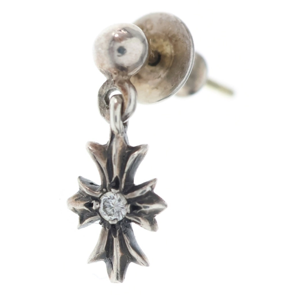 CHROME HEARTS クロムハーツ TNY E CH PLS DIA タイニーE CHプラス ドロップピアス 1ダイヤ シルバー BCA402 CHROME HEARTS(クロムハーツ) TNY E CH PLS DIA タイニーE CHプラス