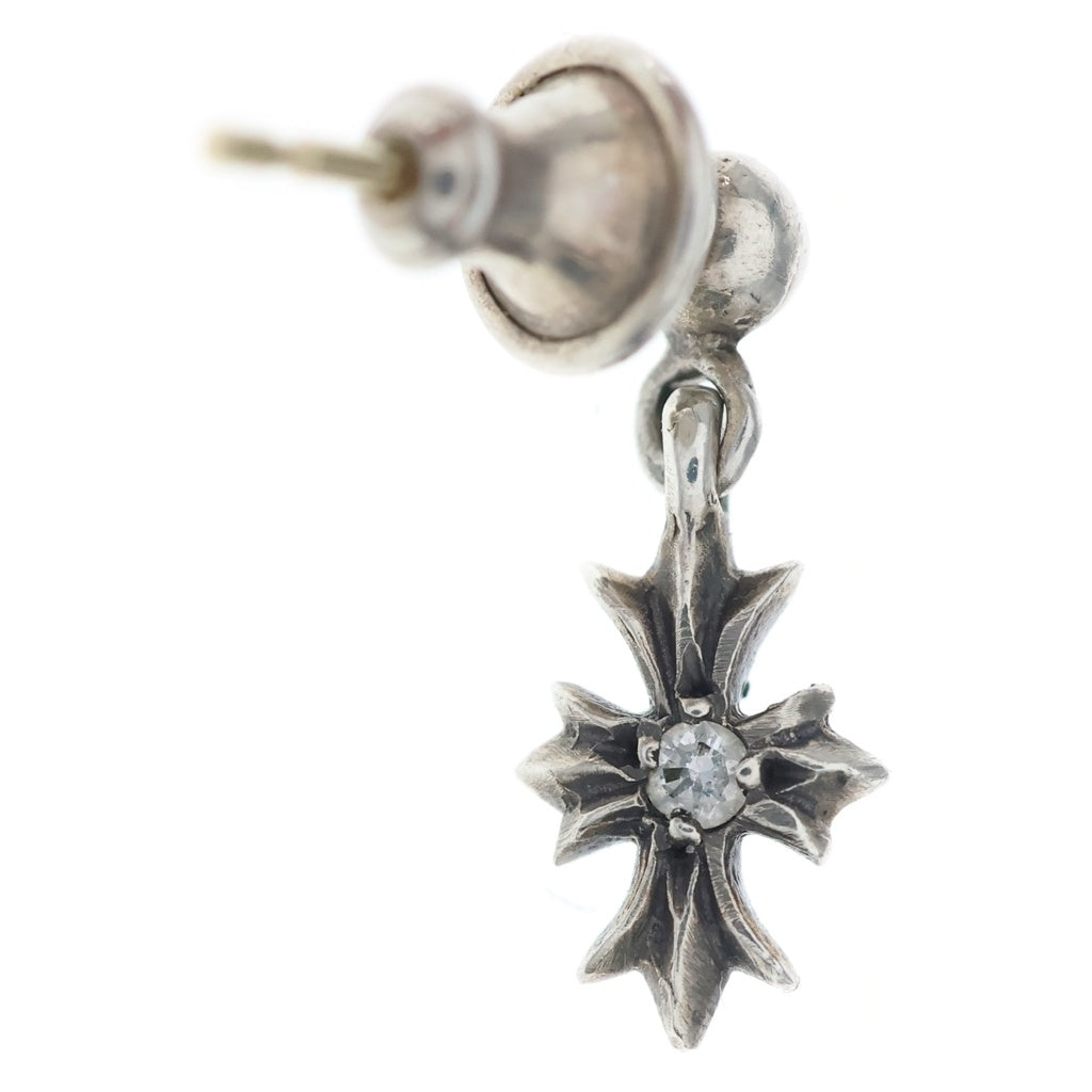 CHROME HEARTS(クロムハーツ) TNY E CH PLS DIA タイニーE CHプラス ドロップピアス 1ダイヤ シルバー BCA402