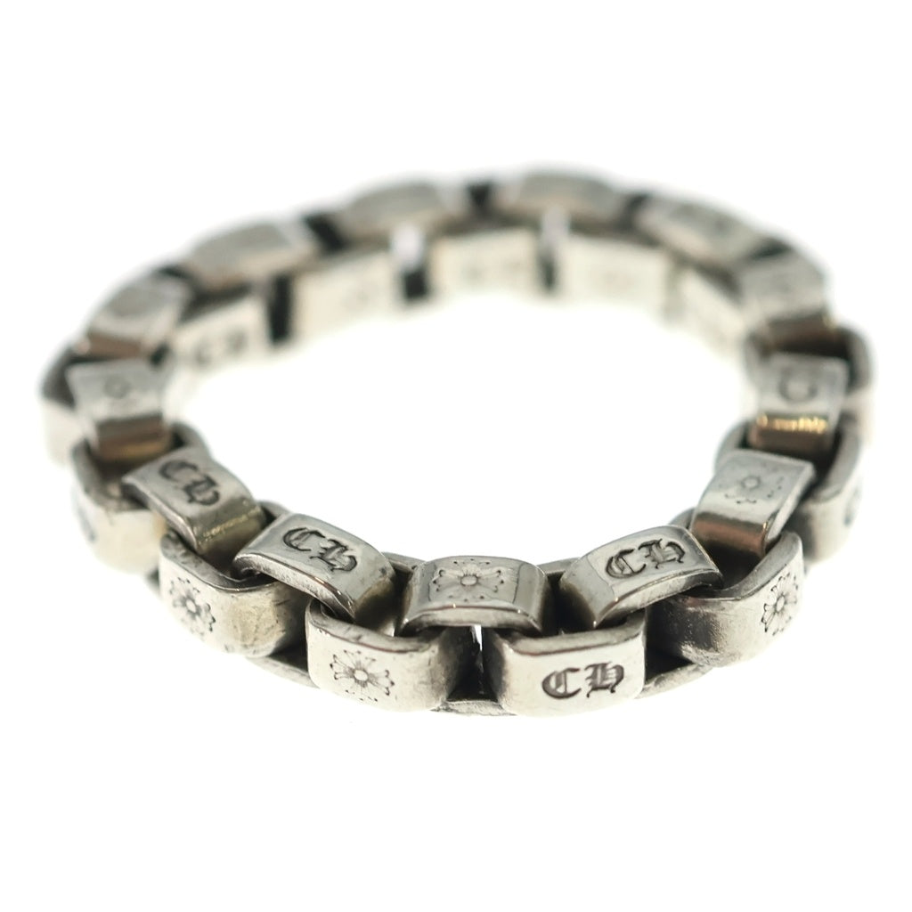 CHROME HEARTS(クロムハーツ) BOX CHAIN RING ボックスチェーンリング シルバー