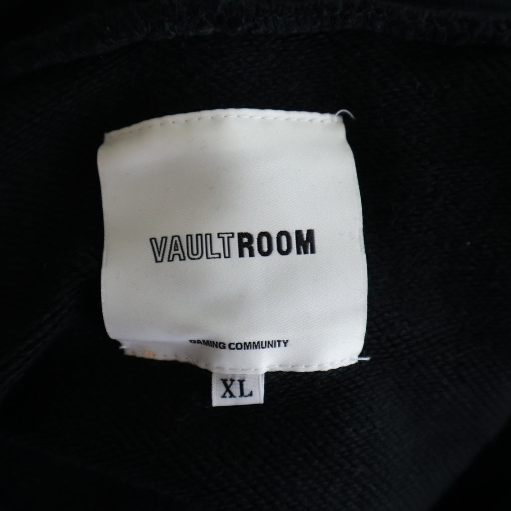 VAULTROOM(ボルトルーム) 404 NOT FOUND プルオーバーパーカー ブラック